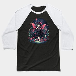 Dark Forest Fairy Baseball T-Shirt